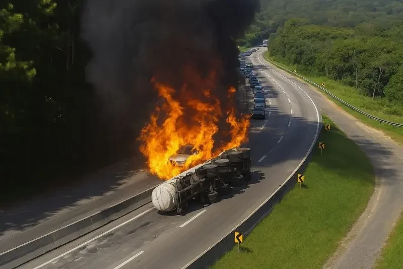 entenda-como-fica-indenizacao-a-motoristas-apos-explosao-na-br-101-destruir-mais-de-20-veiculos