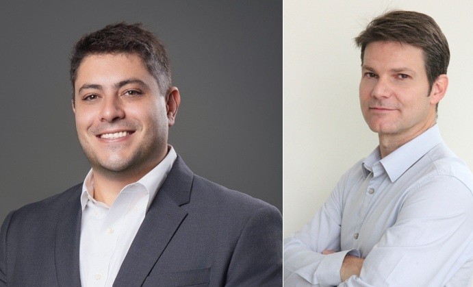 Rafael Rodrigues, do InsureMO; e Adriano Garcias, da Tecnologia Única.jpg